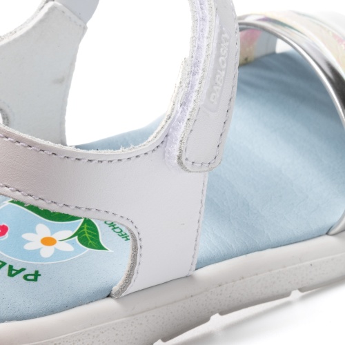 Босоножки Pablosky для девочки, белые фото 7