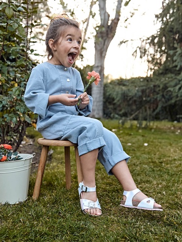 Сандалии БИО PABLOSKY для девочки, перламутровые фото 3