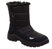 Дутики Superfit для девочки, чёрные