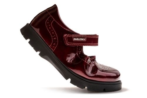 Туфли PABLOSKY для девочки, бордовые фото 9
