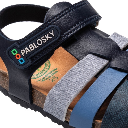 Сандалии БИО Pablosky для мальчика, синие фото 6