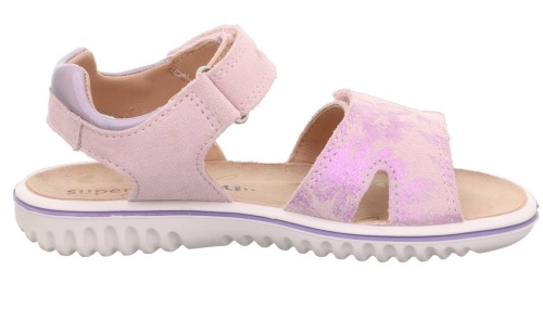 Босоножки Superfit для девочки, розовые фото 4