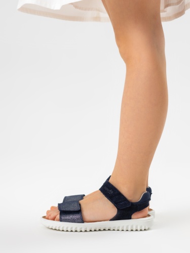 Босоножки SUPERFIT для девочки, синие фото 2