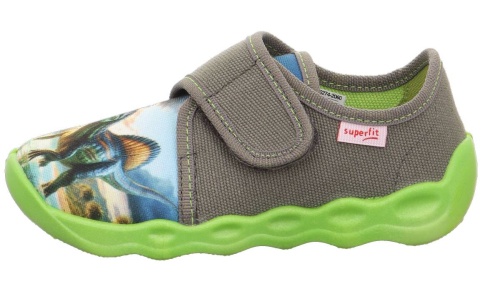 Тапочки Superfit для мальчика, зелёные фото 2