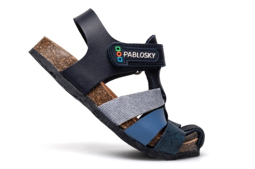 Сандалии БИО Pablosky для мальчика, синие фото 5