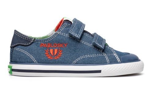 Кеды Pablosky для мальчика, синие фото 2