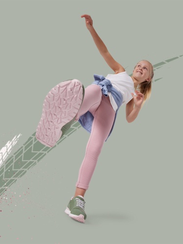 Кроссовки SUPERFIT для девочки, зелёные фото 3