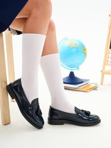 Лоферы PAOLA для девочки, синие фото 4