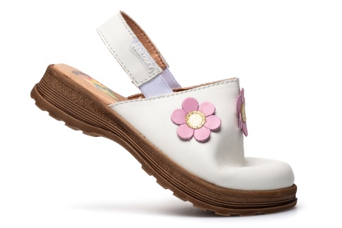 Сабо Pablosky для девочки, белые фото 8