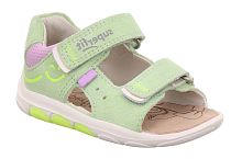 Босоножки Superfit для девочки, зелёные