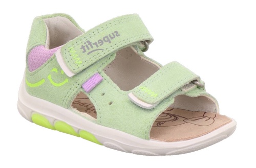 Босоножки Superfit для девочки, зелёные