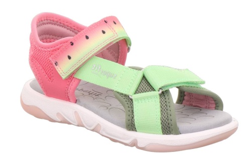 Босоножки Superfit для девочки, зелёные