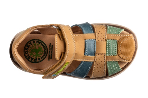 Сандалии Pablosky для мальчика, коричневые фото 4