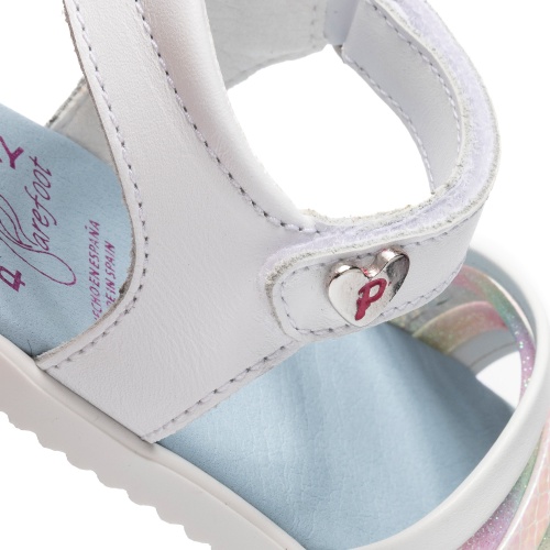 Босоножки Pablosky для девочки, белые фото 7