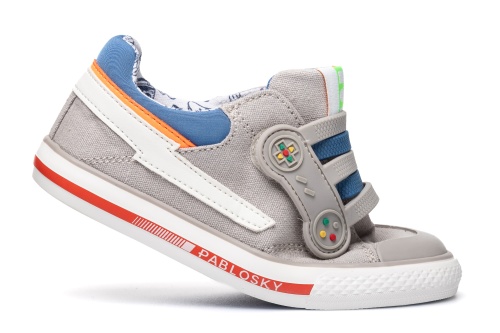 Кеды Pablosky для мальчика, серые фото 5