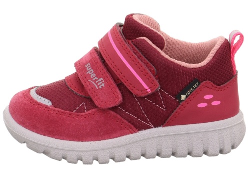 Кроссовки Superfit для девочки, бордовые фото 2