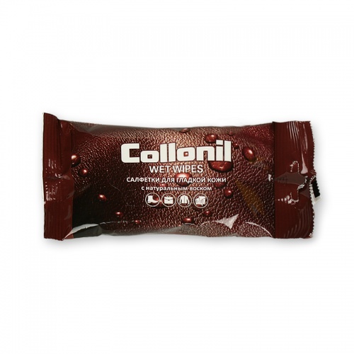 Салфетки влажные COLLONIL для ухода за кожей, с натуральным воском, бесцветные
