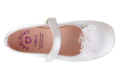 Туфли PABLOSKY для девочки, белые фото 8