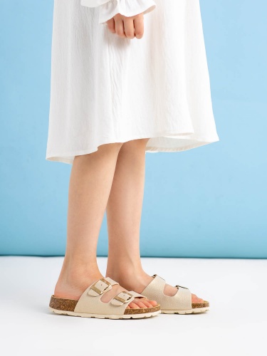 Сандалии БИО Superfit для девочки, золотые фото 3