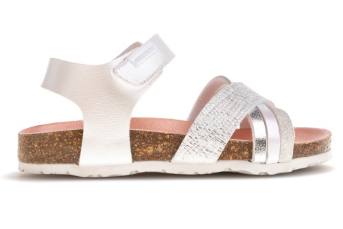 Босоножки Pablosky для девочки, белые фото 2