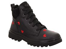 Ботинки Superfit для девочки, чёрные