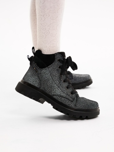 Ботинки Superfit для девочки, чёрные фото 2