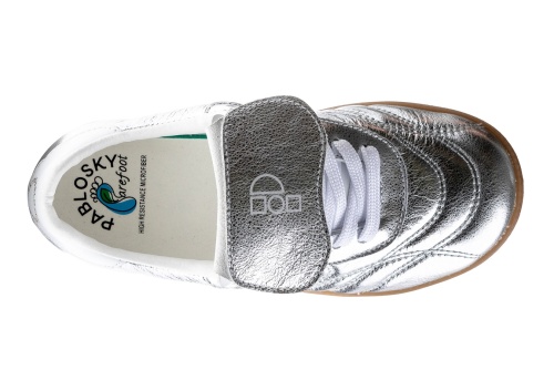 Кеды PABLOSKY для девочки, серебряные фото 8