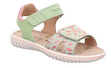 Босоножки Superfit для девочки, зелёные