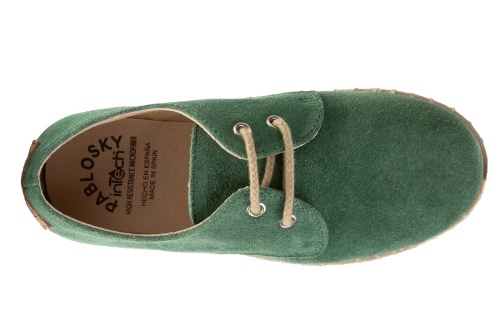 Полуботинки PABLOSKY для мальчика, зеленые фото 4