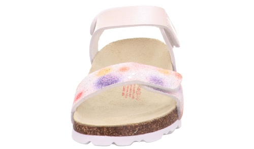 Босоножки SUPERFIT для девочки, белые фото 3