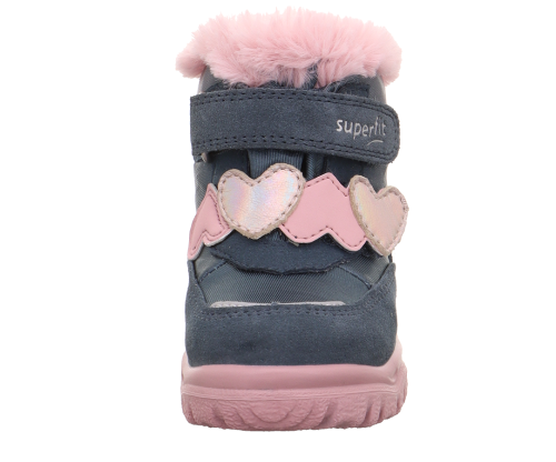 Ботинки Superfit для девочки, синие фото 3