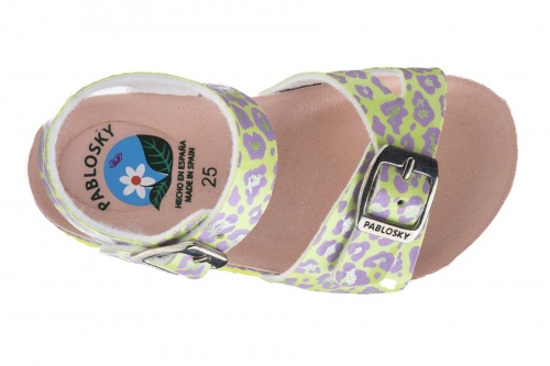 Сандалии БИО PABLOSKY для девочки, зелёные фото 7