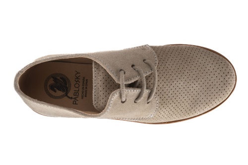 Полуботинки PABLOSKY для мальчика, бежевые фото 4