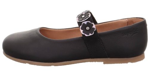 Туфли Superfit для девочки, чёрные фото 2