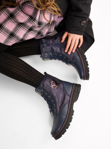 Ботинки PABLOSKY для девочки, синие фото 5