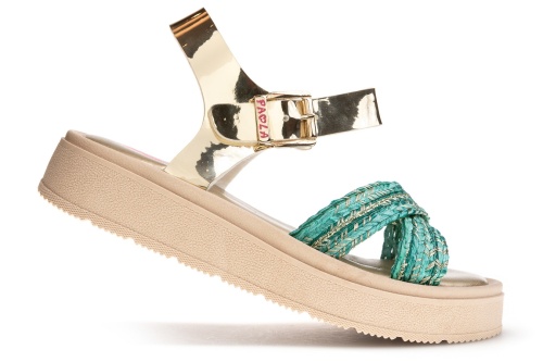 Босоножки PAOLA для девочки, золотые фото 5