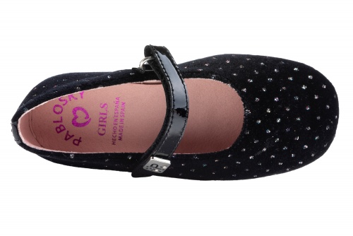 Туфли Pablosky для девочки, чёрные фото 7