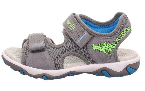 Сандалии Superfit для мальчика, серые фото 2