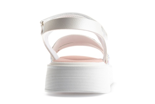Босоножки Paola для девочки, белые фото 4