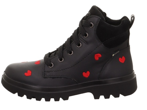 Ботинки Superfit для девочки, чёрные фото 2