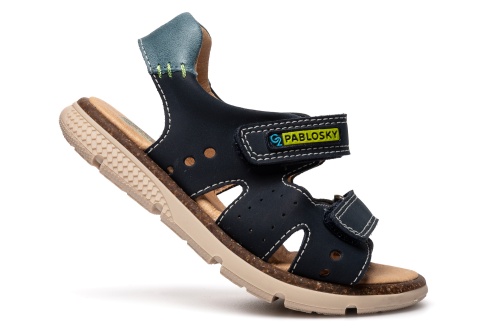 Сандалии Pablosky для мальчика, синие фото 5
