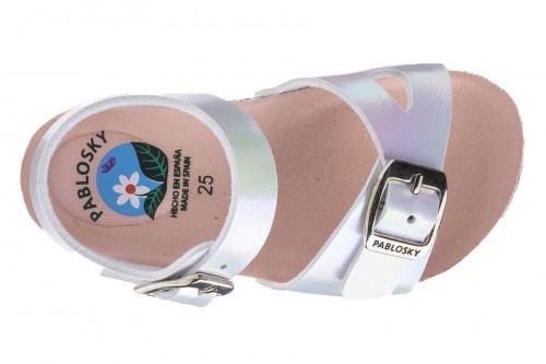 Сандалии БИО PABLOSKY для девочки, перламутровые фото 7