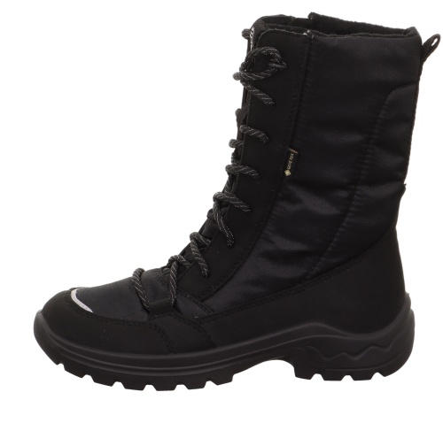 Ботинки Superfit для девочки, чёрные фото 2