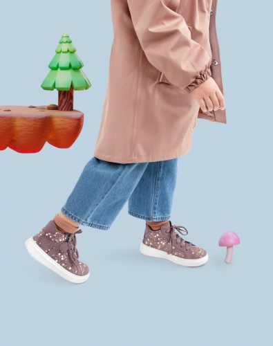 Кеды SUPERFIT для девочки, сиреневые фото 7