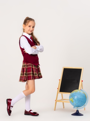 Туфли Pablosky для девочки, бордовые фото 4