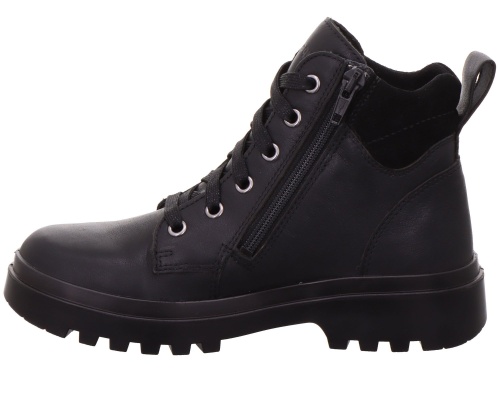 Ботинки SUPERFIT для девочки, черные фото 5