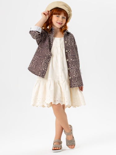 Босоножки SUPERFIT для девочки, леопардовые фото 3