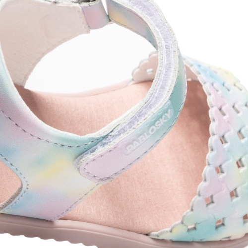 Босоножки Pablosky для девочки, голубые фото 12