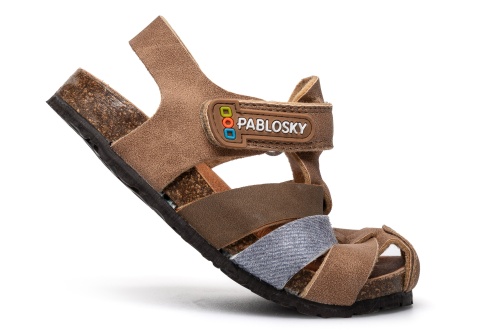 Сандалии БИО Pablosky для мальчика, коричневые фото 5