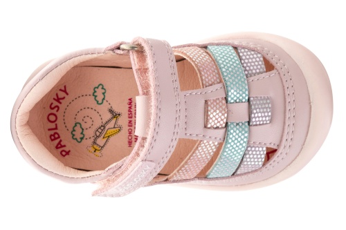 Босоножки Pablosky для девочки, розовые фото 4